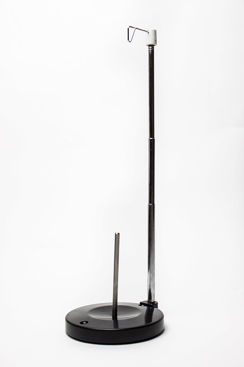 Adjustable Single Thread Spool Holder – Stand alone Embroidery. Sewing or Quilting Thread Holder or Stand – Ensures Smoother Feed = Heavy Plastic Base